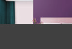 *Modern Plain Pattern Wallpaper, Colour Grape Pink Code 24204-8 - Image 4