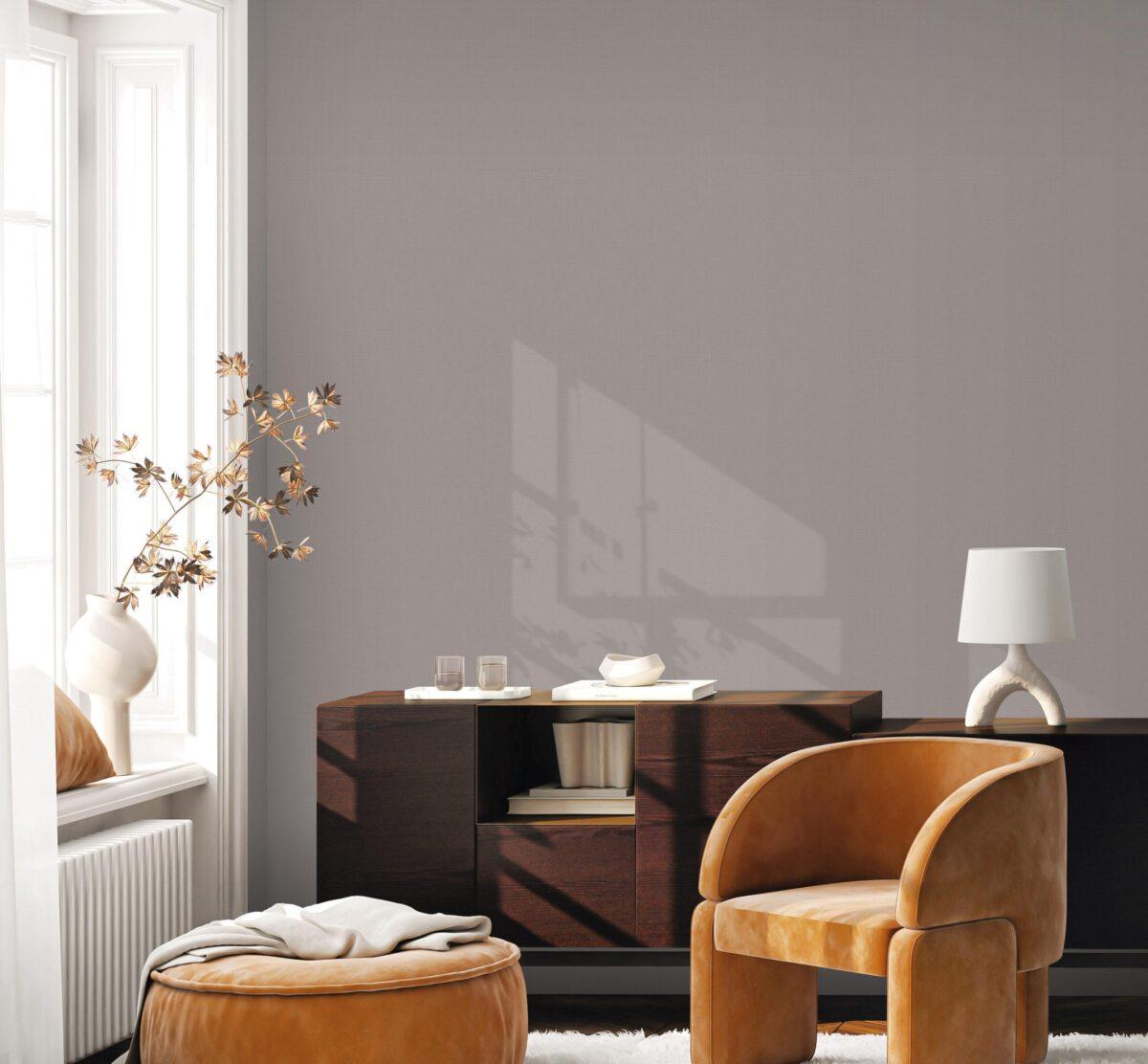 Modern Plain Pattern Wallpaper, Colour Gray Beige Code 24205-6 - Image 2