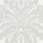 Modern Damask Pattern Wallpaper, Colour White Code 24206-1 - Image 3