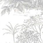 Tropical Forest Patterned Wallpaper, Colour White Code 24207-1 - Image 3