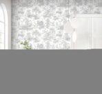 Tropical Forest Patterned Wallpaper, Colour White Code 24207-1 - Image 4