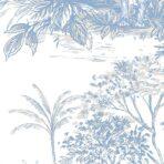 Tropical Forest Patterned Wallpaper, Colour Blue Code 24207-2 - Image 3