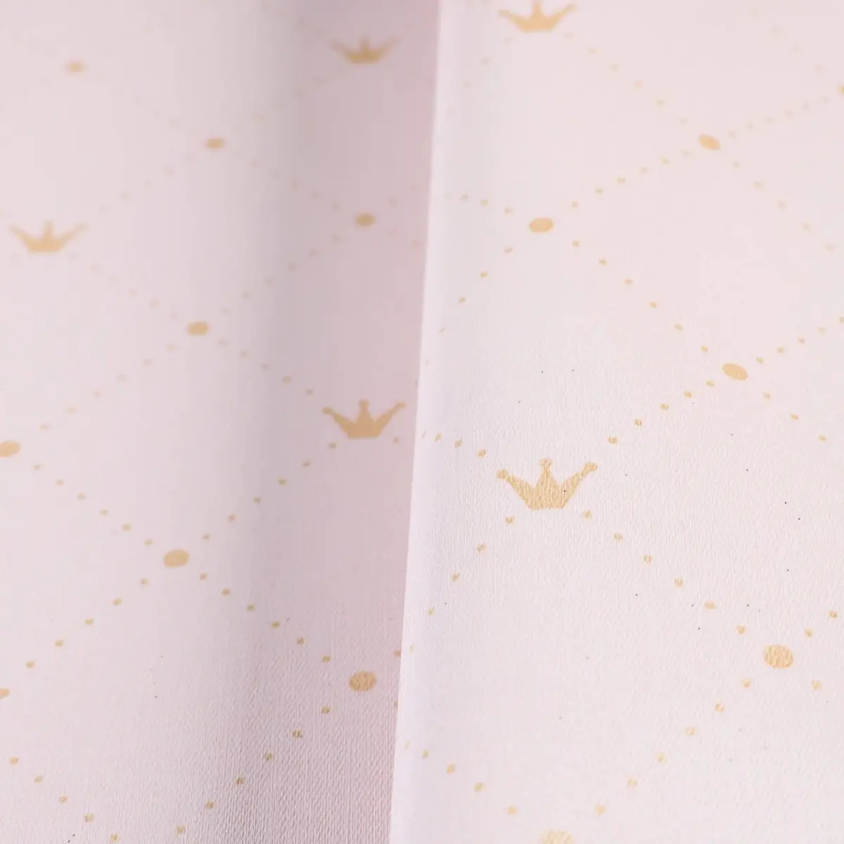 Geometric Mini Crown Detailed Wallpaper Colors Light, Pink Code 8911-2 - Image 3