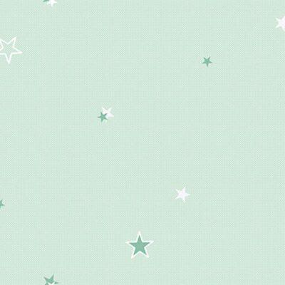 Night Glowing Star Covered Wallpaper Colors Green, Light Code 8913-2
