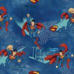 Wallpaper with Superman Design Colors Dark, Blue Code 8914-1 - Image 2