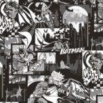 Batman Figures and Dark Colored Wallpaper Colors Black, Dark, Gray Code 8917-2