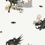 Batman Figures and Light Colored Wallpaper Colors Black, Gray, Light Code 8918-1 - Image 2