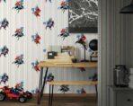 Wallpaper with DC super heroes Colors Light, Beige Code 8927-1