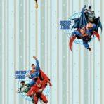 Wallpaper with DC super heroes Colors Blue, Light Code 8927-2
