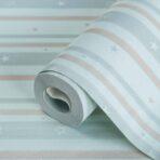 Wallpaper with Stars and Stripes Colors Blue, Light Code 8928-2 - Image 2
