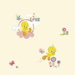 Wallpaper design with Tweety bird Colors Beige, Light Code 8931-1