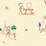 Wallpaper with Lola Bunny and Animals Colors Beige, Light Code 8932-1 - Image 2