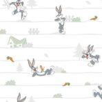 Wallpaper with Bugs Bunny Cartoon Character Colors Light, White Code 8934-1 - Image 2