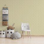 Wallpaper with Bugs Bunny Cartoon Character Figures Colors Beige, Light Code 8935-2