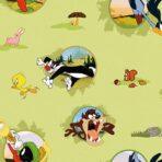 Looney Tunes Characters Wallpaper Colors Green, Light Code 8938-1 - Image 2
