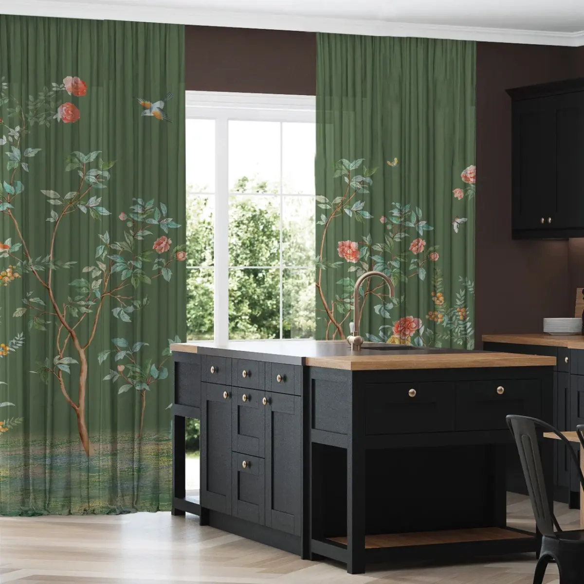 AdaHome Eyelet Curtains Collection Available in a Variety of Martials and Multicoloured - Code P315 - Image 1