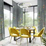 AdaHome Eyelet Curtains Collection Available in a Variety of Martials and Multicoloured - Code P315 - Image 3
