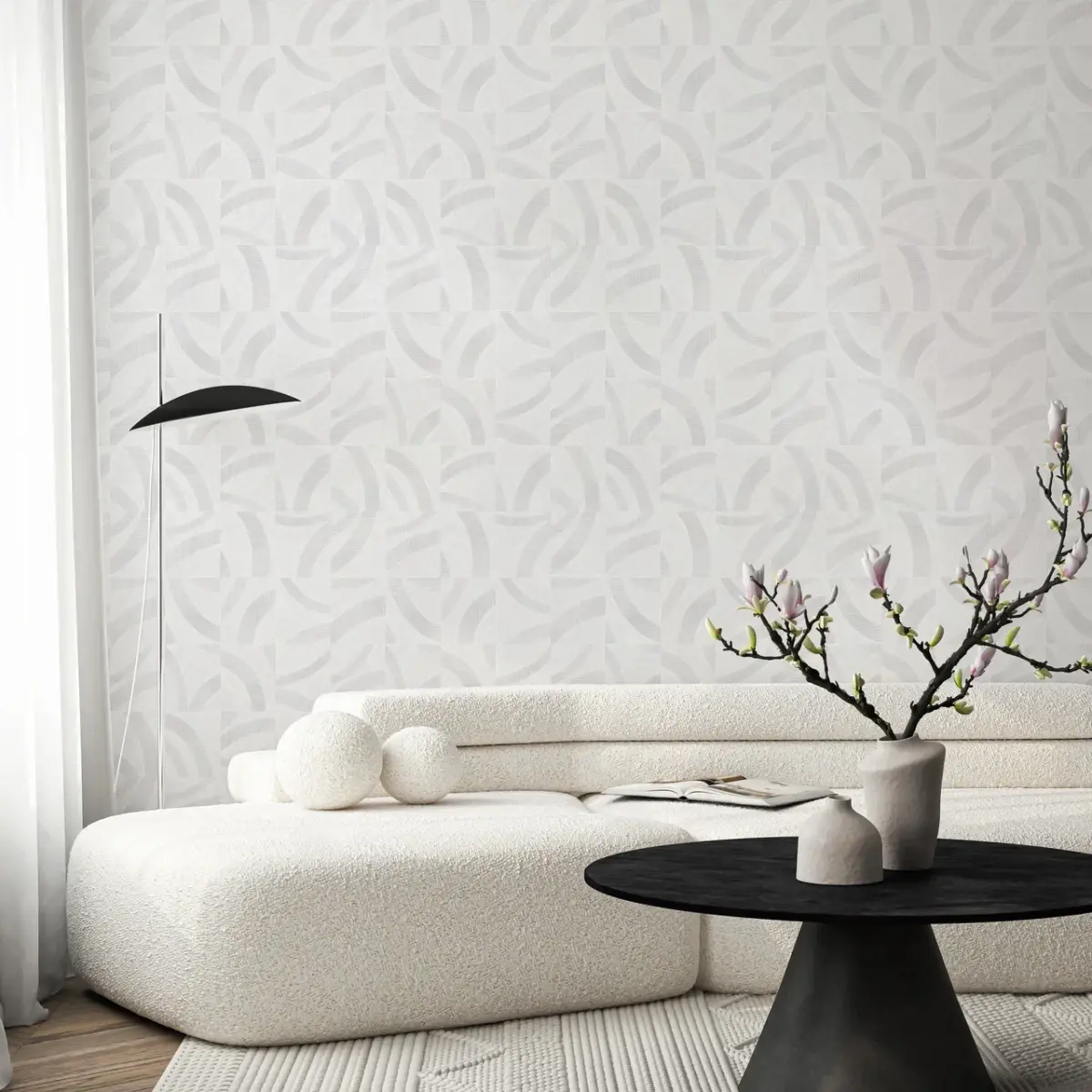 Icon Harmoni Design Wallpaper, White Colour, Code 24101-1 - Image 5
