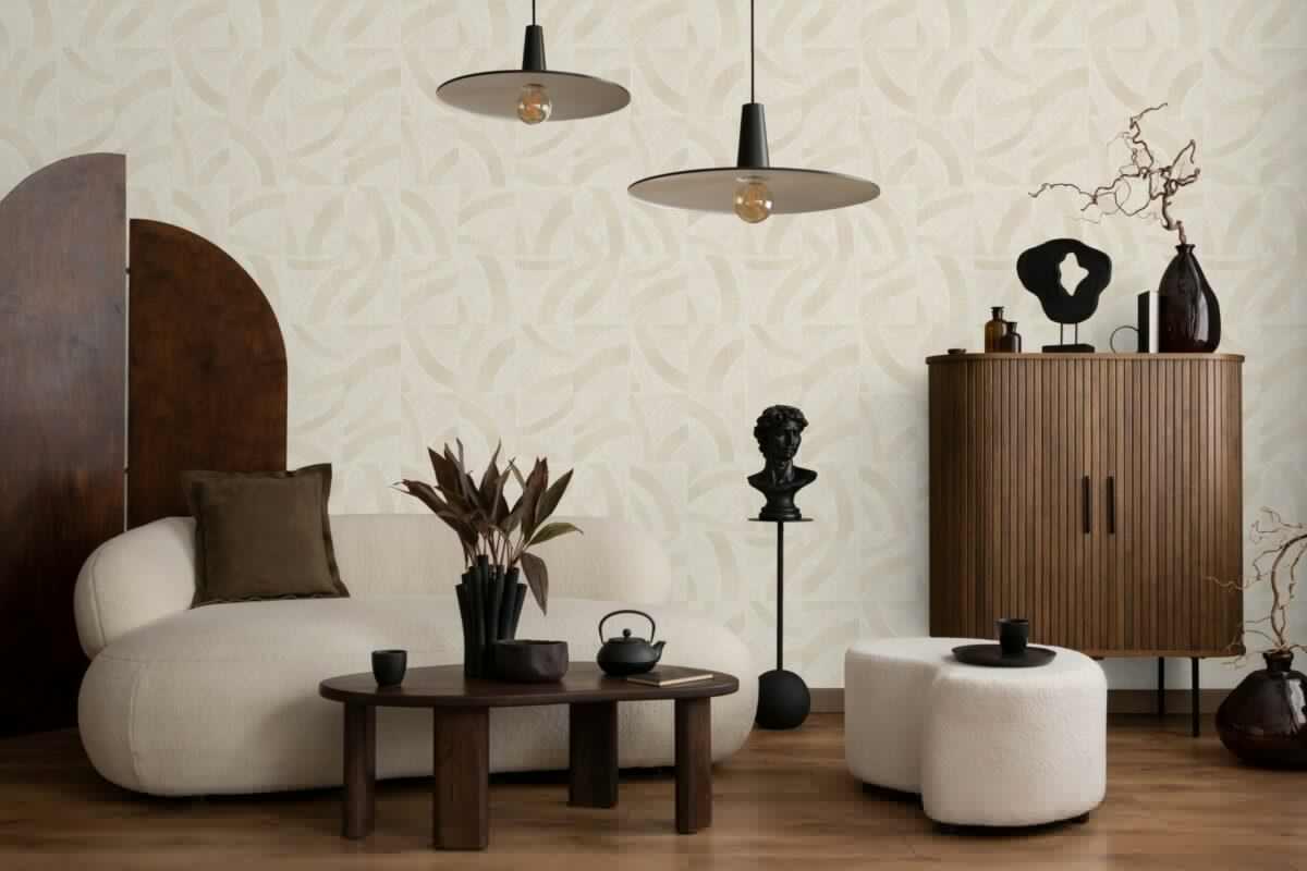 Icon Harmoni Design Wallpaper, Cream Colour, Code 24101-2 - Image 3