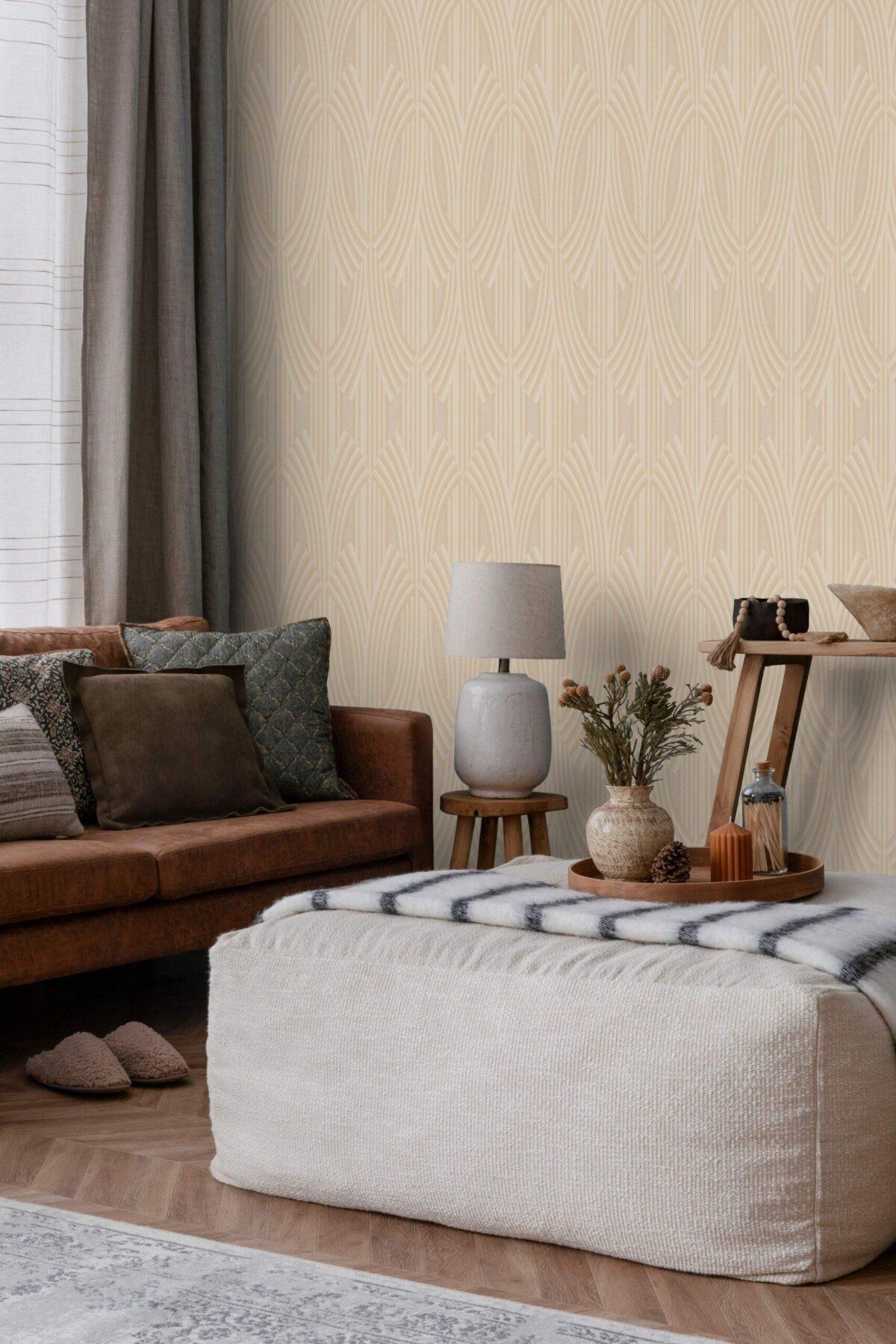 Icon Modern Harmony Design Wallpaper, Beige Colour, Code 24102-5 - Image 5