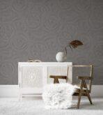 Icon Echoed Dimensions Design Wallpaper, Dark Gray Colour, Code 24103-4 - Image 3