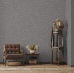 Icon Echoed Dimensions Design Wallpaper, Dark Gray Colour, Code 24103-4 - Image 4