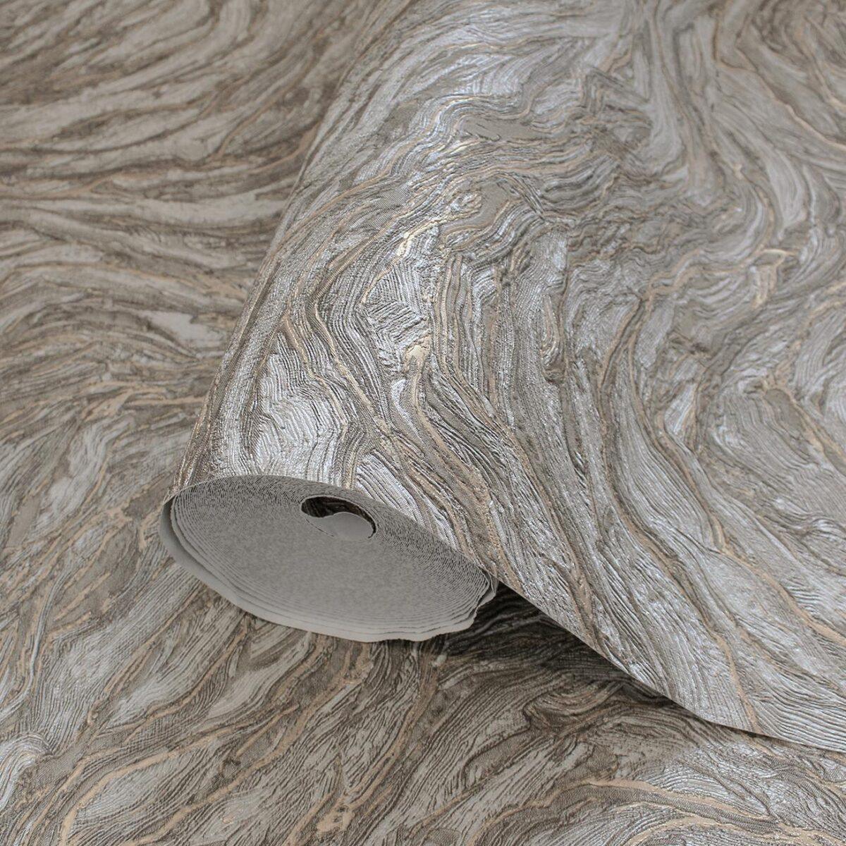 Icon Abstract Rhythm Design Wallpaper, Gray Colour, Code 24104-3 - Image 1