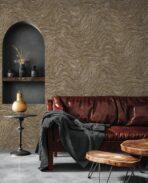 Icon Abstract Rhythm Design Wallpaper, Brown Colour, Code 24104-4 - Image 3