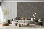 Icon Abstract Rhythm Design Wallpaper, Black Colour, Code 24104-5 - Image 3