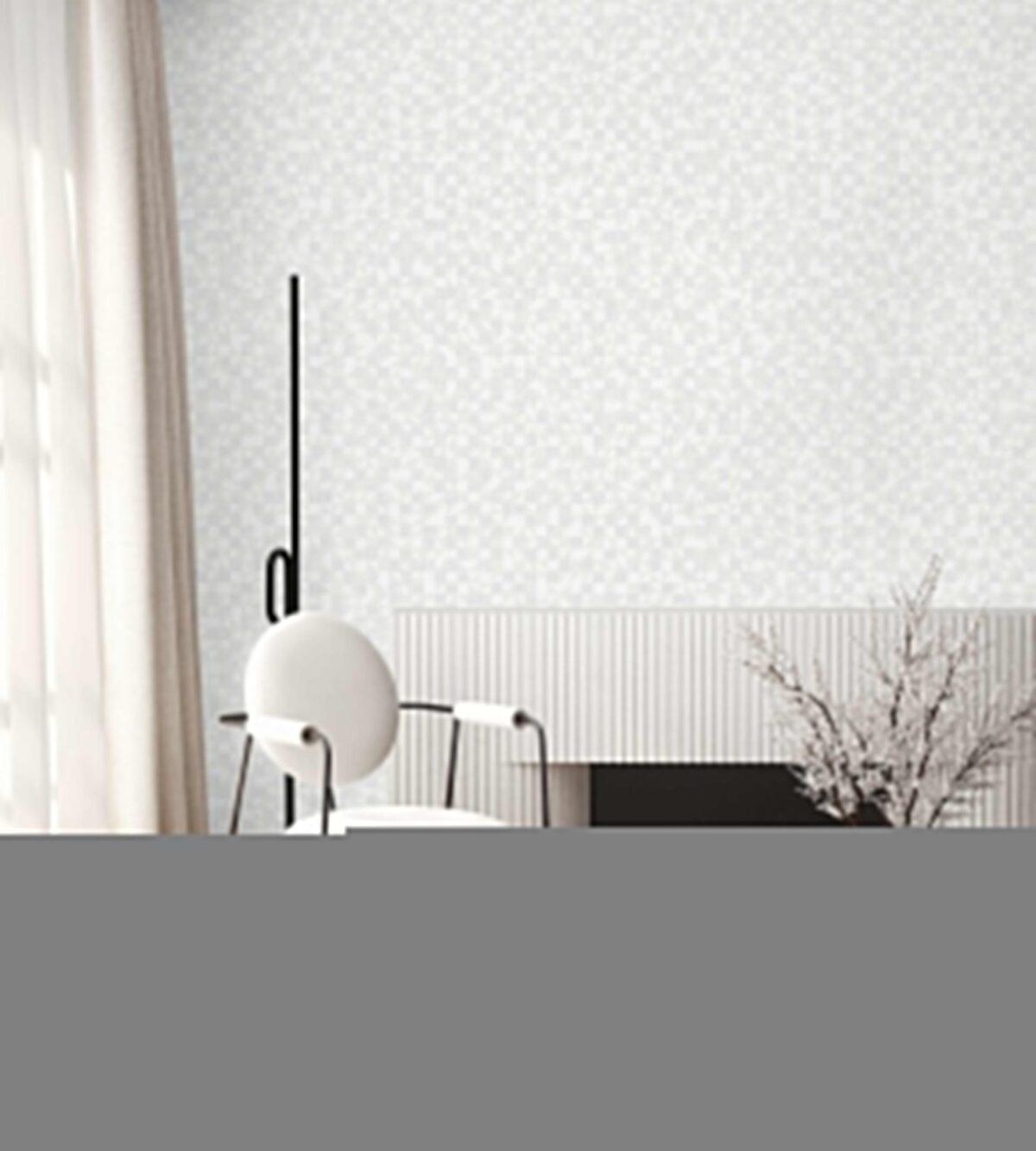 Icon Endless Patterns Design Wallpaper, White Colour, Code 24106-1 - Image 4