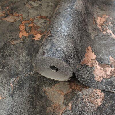 Icon Modern Lines Design Wallpaper, Brown Colour, Code 24109-4