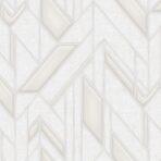Icon Infinite Shapes Design Wallpaper, White Colour, Code 24113-1