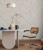 Icon Infinite Shapes Design Wallpaper, Cream Colour, Code 24113-2 - Image 3