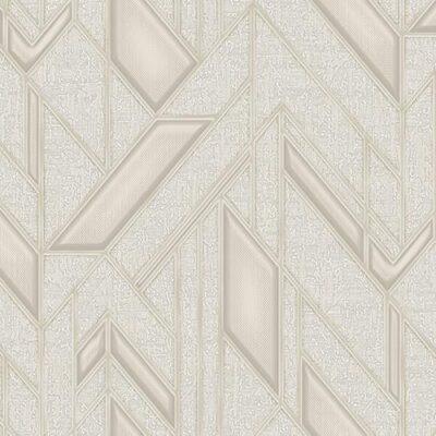 Icon Infinite Shapes Design Wallpaper, Cream Colour, Code 24113-2