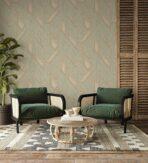 Icon Infinite Shapes Design Wallpaper, Green Colour, Code 24113-3 - Image 4