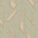 Icon Infinite Shapes Design Wallpaper, Green Colour, Code 24113-3