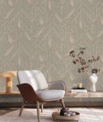 Icon Infinite Shapes Design Wallpaper, Mink Colour, Code 24113-4 - Image 3