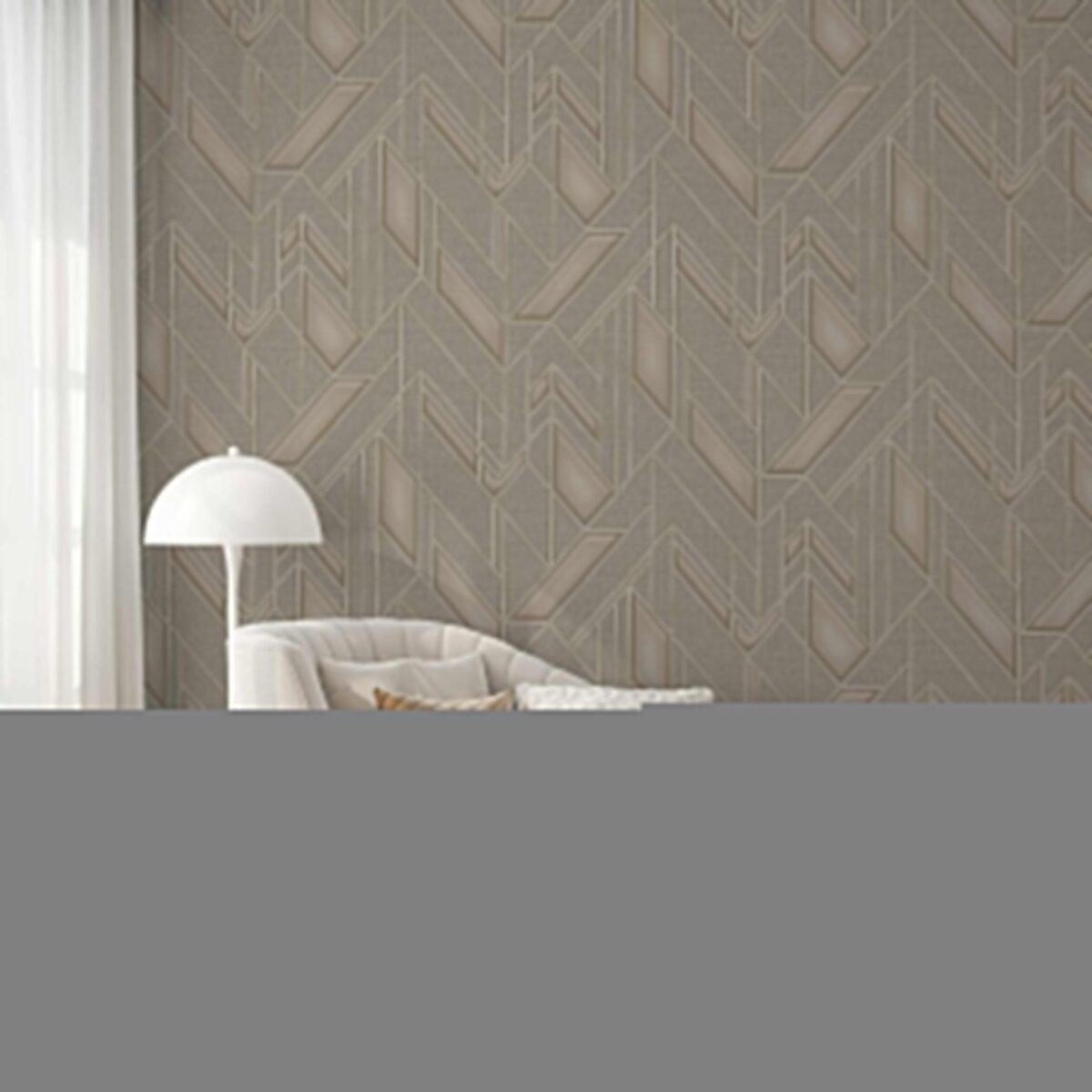 Icon Infinite Shapes Design Wallpaper, Mink Colour, Code 24113-4 - Image 4