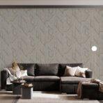 Icon Infinite Shapes Design Wallpaper, Brown Colour, Code 24113-5 - Image 2
