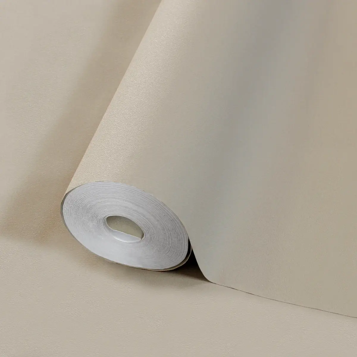*Modern Plain Pattern Wallpaper, Colour neutral Cream 24201-13 - Image 1
