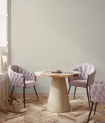*Modern Plain Pattern Wallpaper, Colour White Cream 24201-15 - Image 2