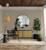 *Modern Plain Pattern Wallpaper, Colour Heavy Cream 24201-17 - Image 3