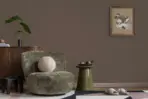 *Modern Plain Pattern Wallpaper, Colour Stone Brown 24201-20 - Image 2
