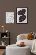 *Modern Plain Pattern Wallpaper, Colour Stone Brown 24201-20 - Image 3