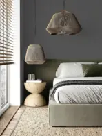 Modern Plain Pattern Wallpaper, Colour neutral Charcoal 24201-8 - Image 2