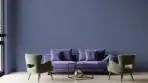 *Modern Plain Pattern Wallpaper, Colour Purple Code 24202-6 - Image 2